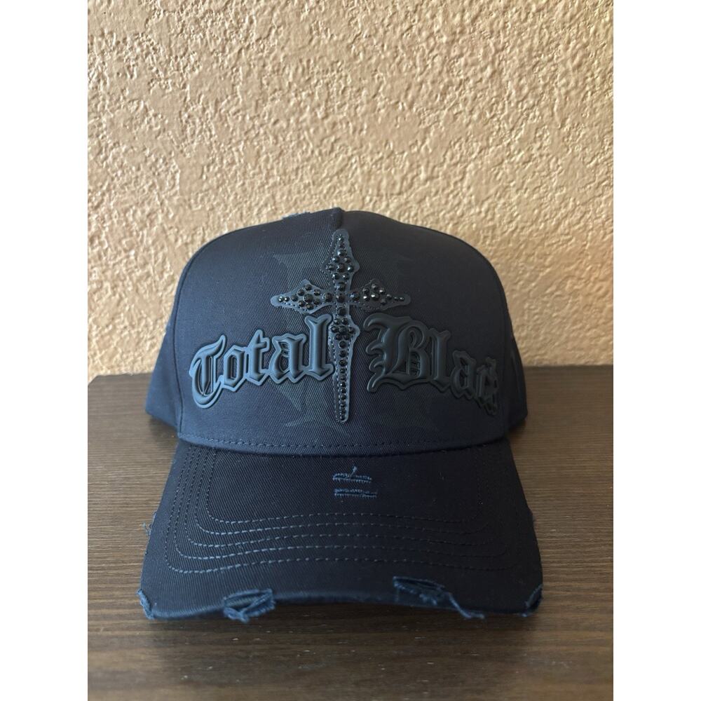 Total Black Rude Awakening X Tombochio Snapback Hat Cap Adjustable Black